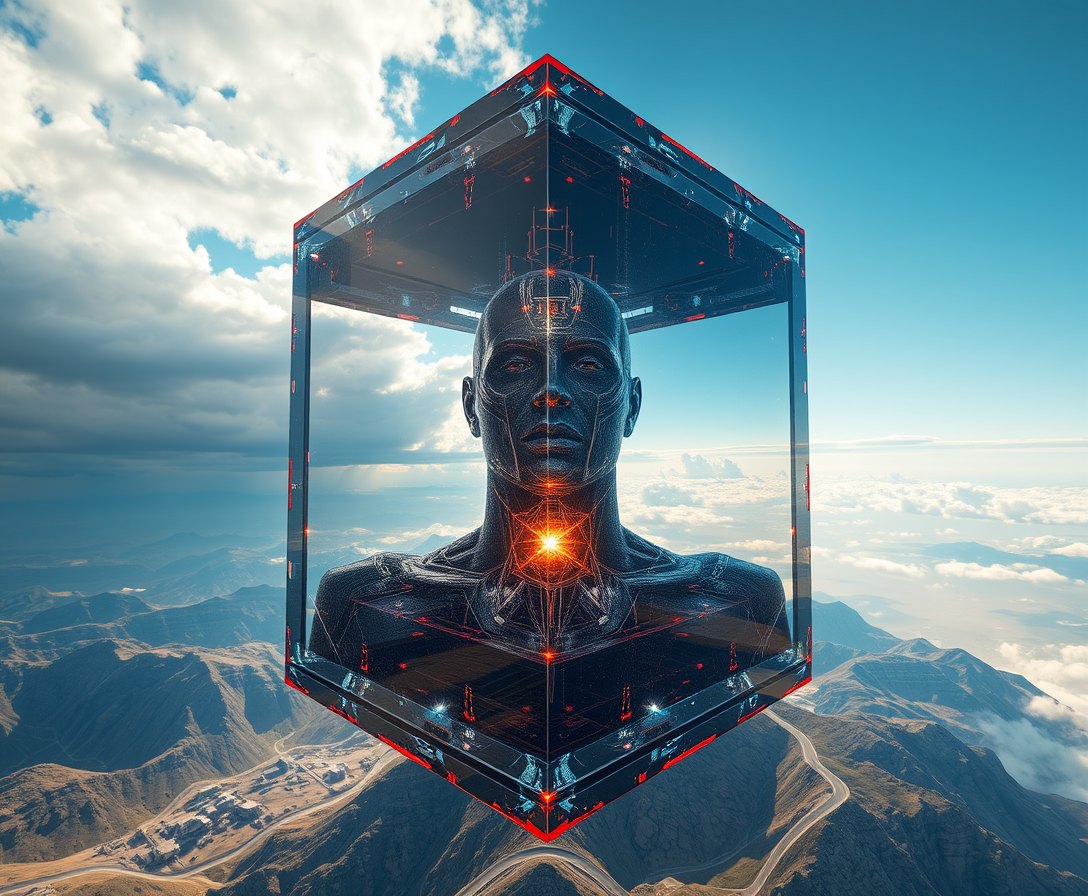 Tesseract Man View In 3 dimension - Image