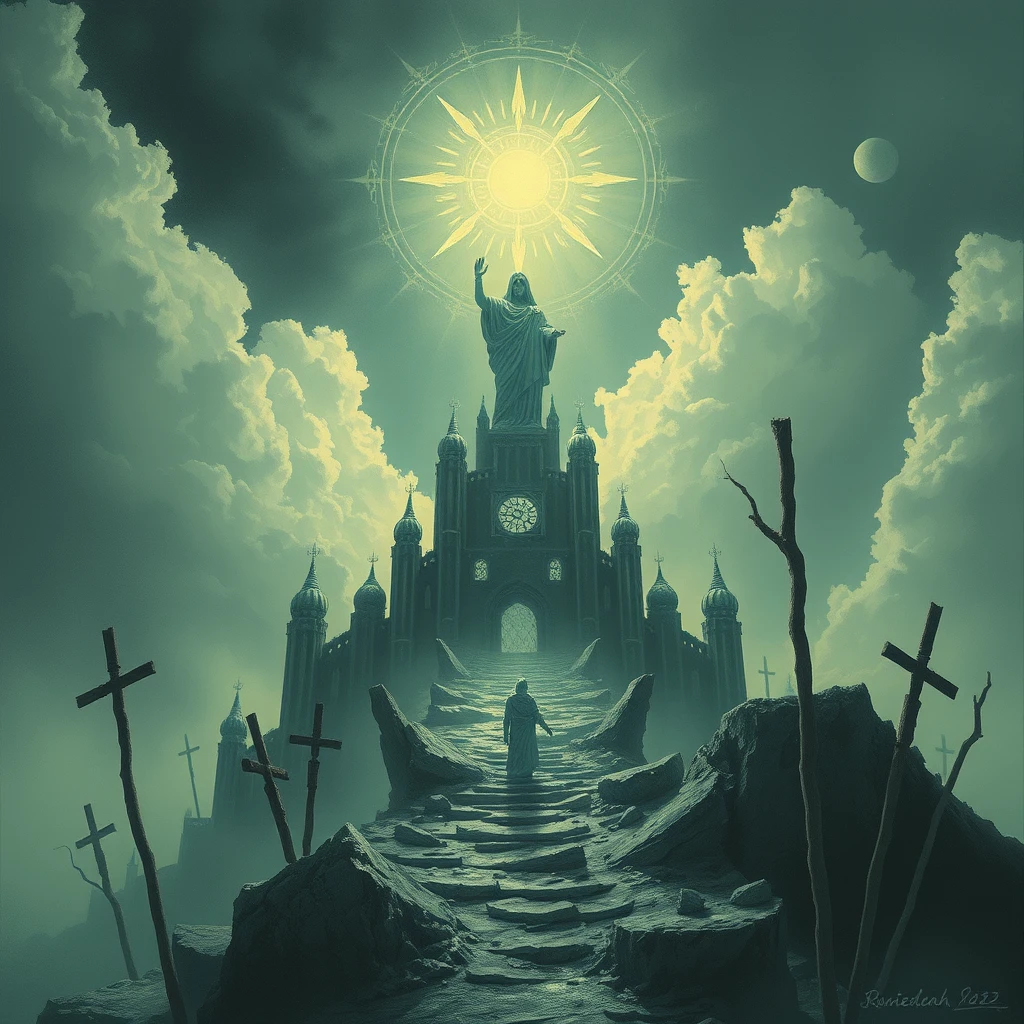 'Holy Light in the Pale Apocalypse World' - Image