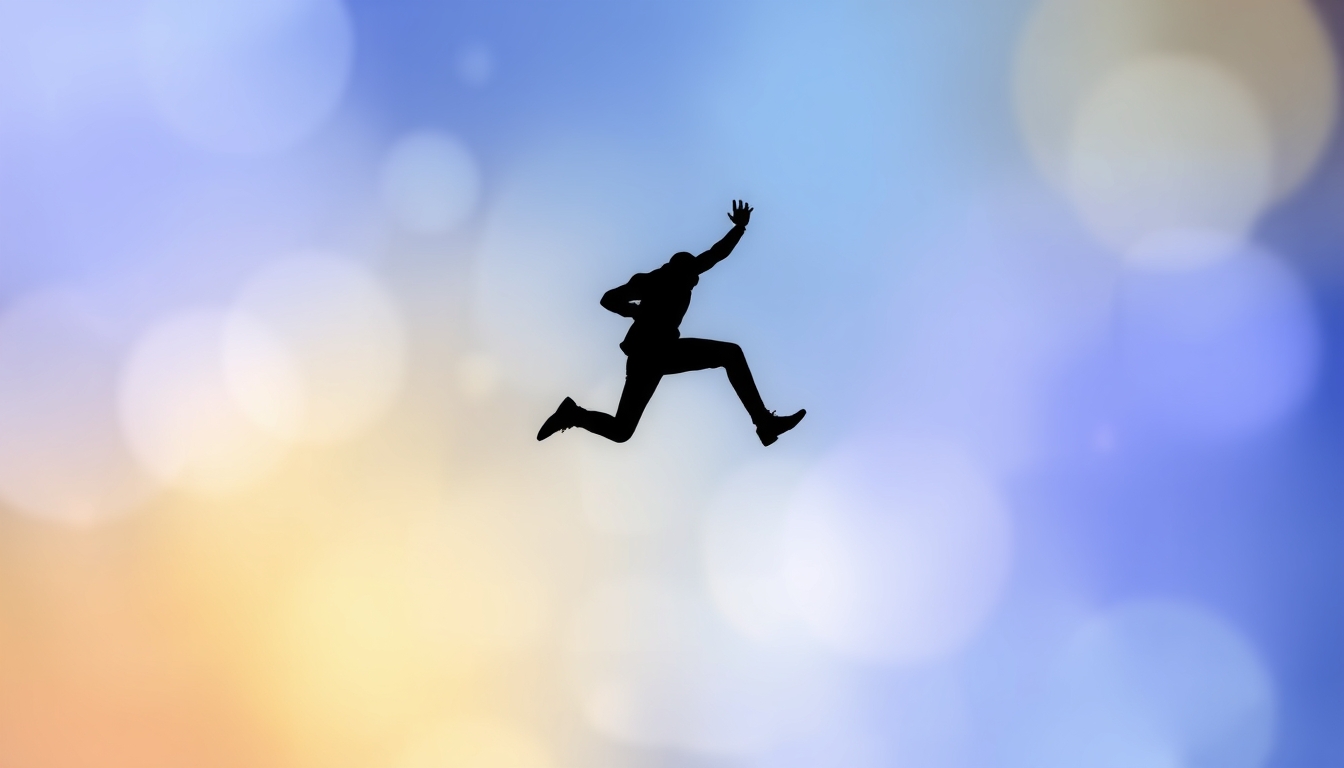 Abstract background leap - Image