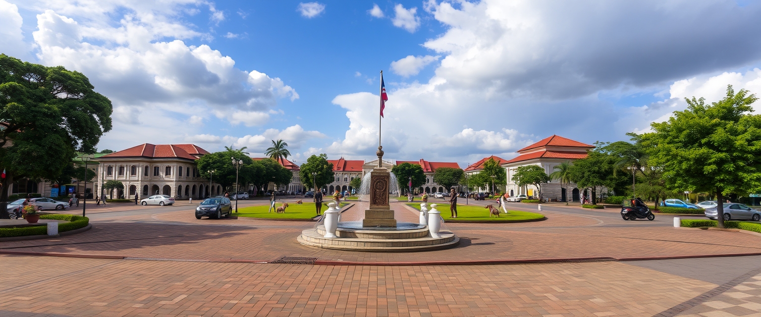 Cianjur Square, West Java, Indonesia