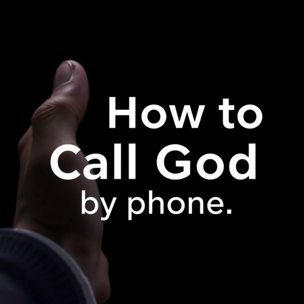 Text about how to call God by phone.