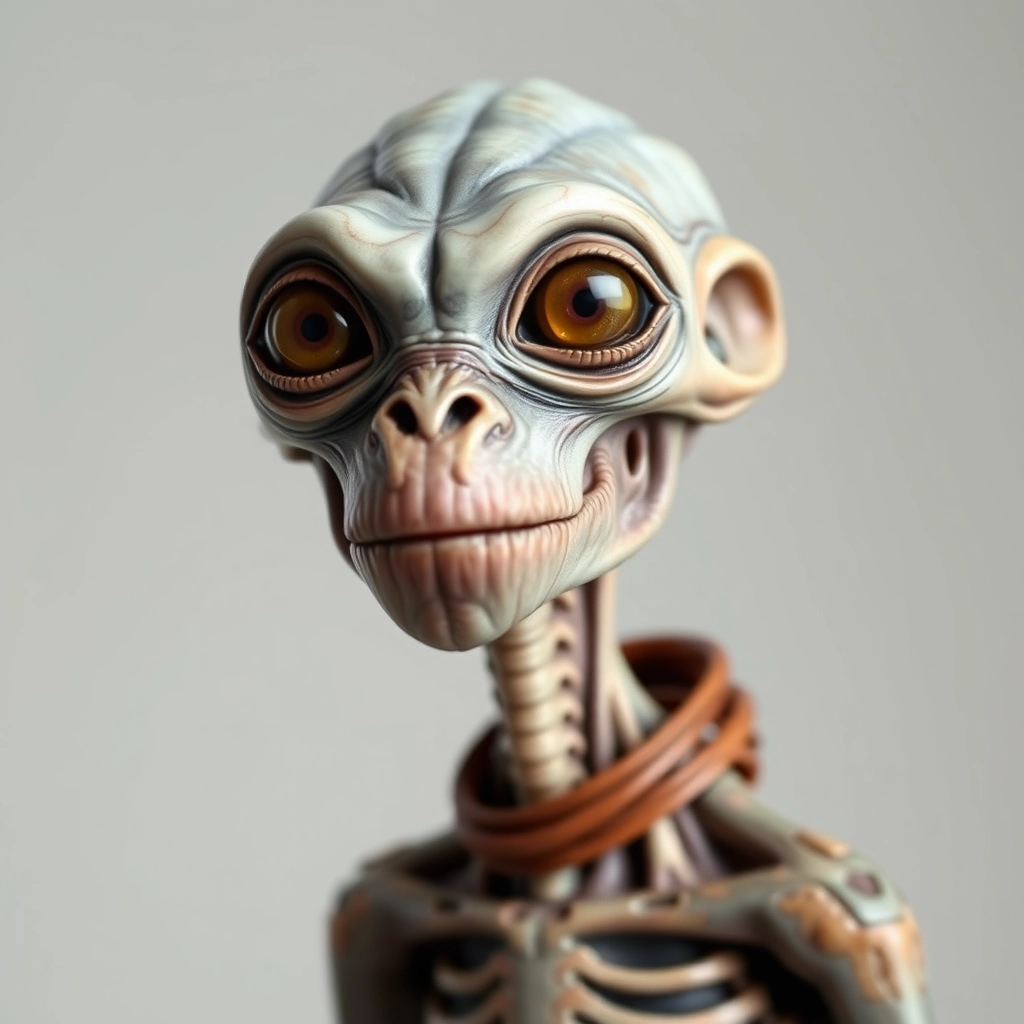 healthy realistic alien