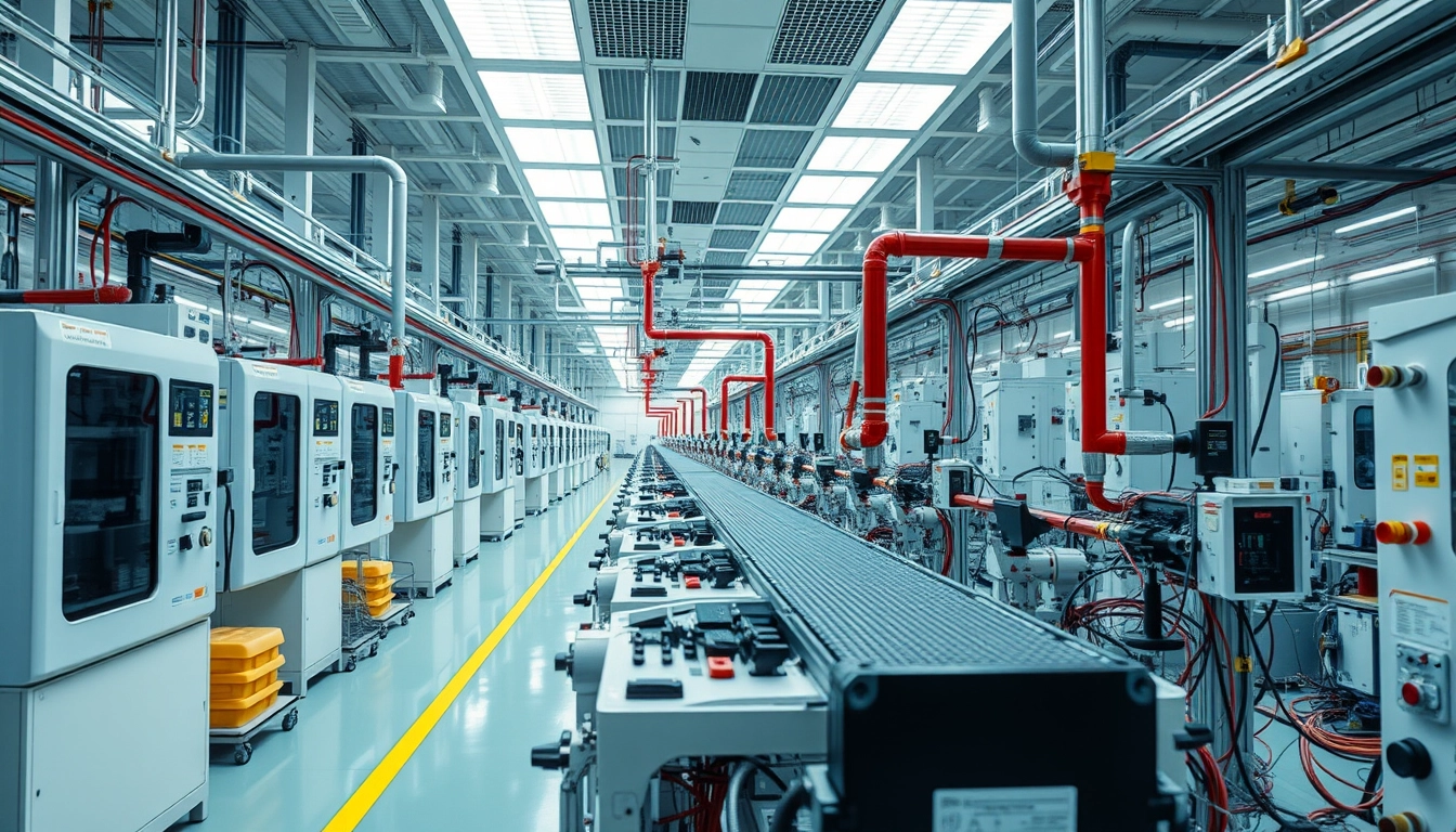 'Interior photo of an advanced semiconductor factory

Semiconductor production line is an important point

Company promotion purpose'