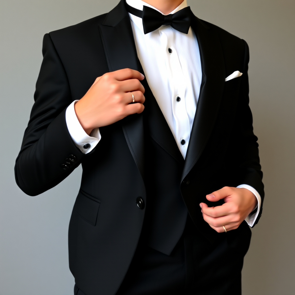 ((black random formal attire)) - Image