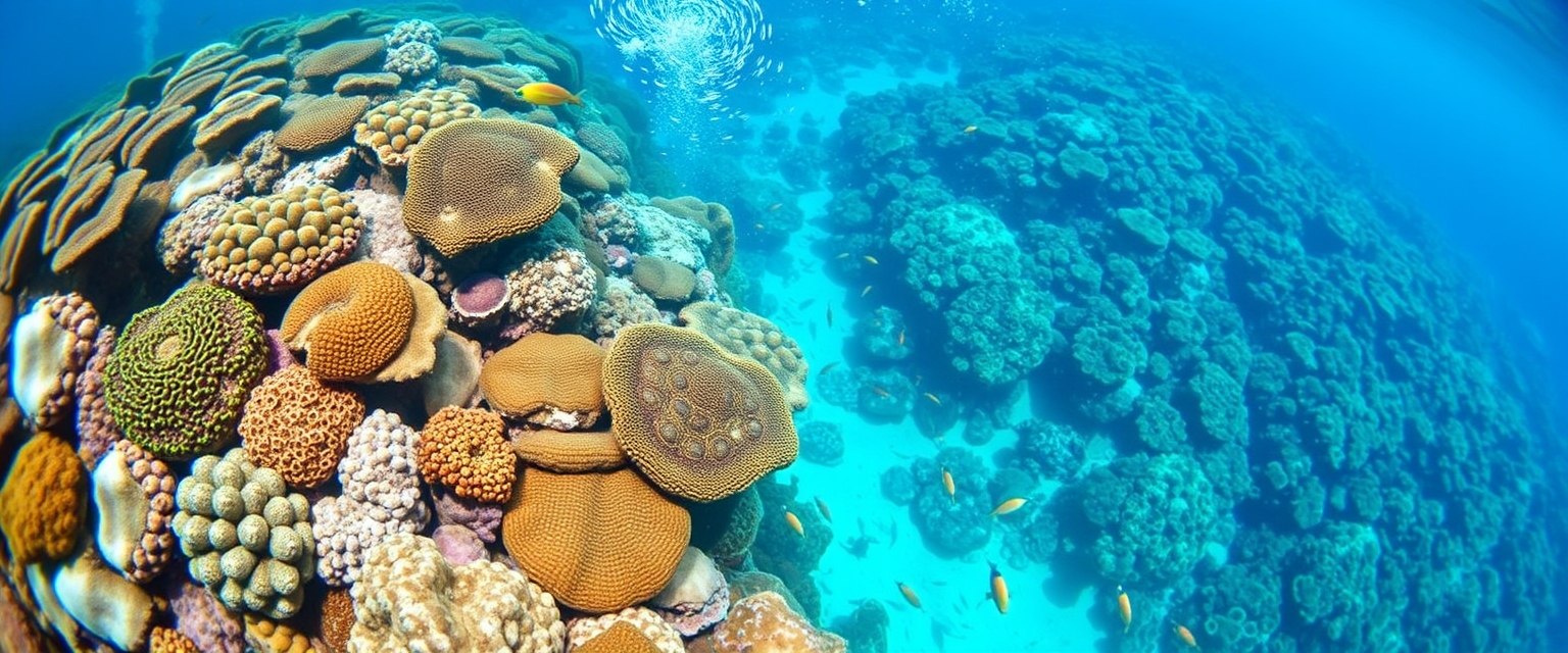 Venture into the heart of the Great Barrier Reef, a mesmerizing underwater paradise, where the rich tapestry of marine life unfolds before your eyes, offering an unparalleled opportunity. - Image