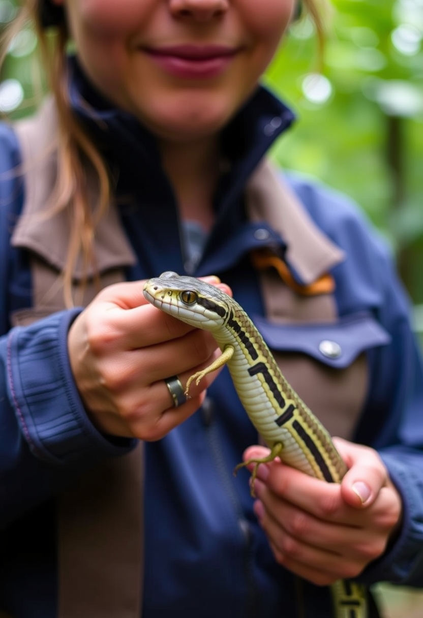 Efforts to protect endangered flightless snakes. - Image