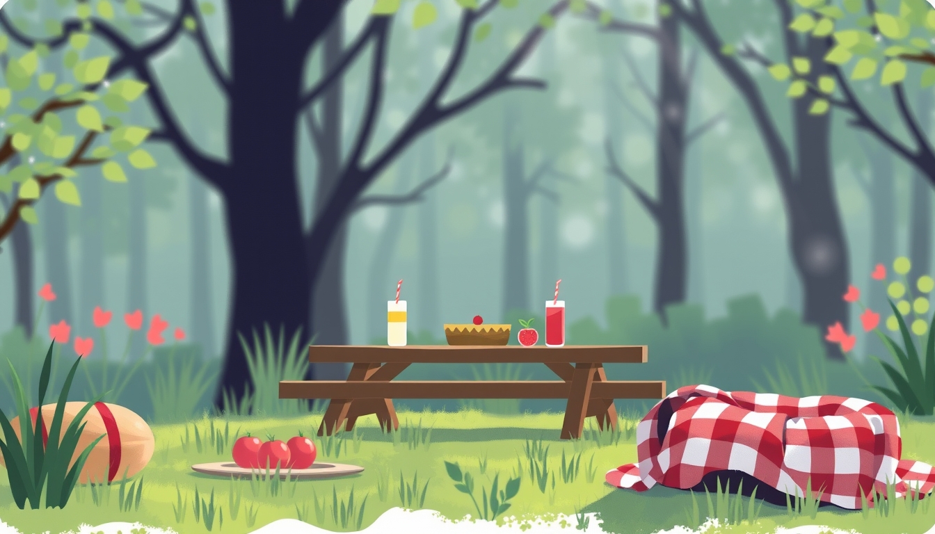 Abstract background picnic - Image