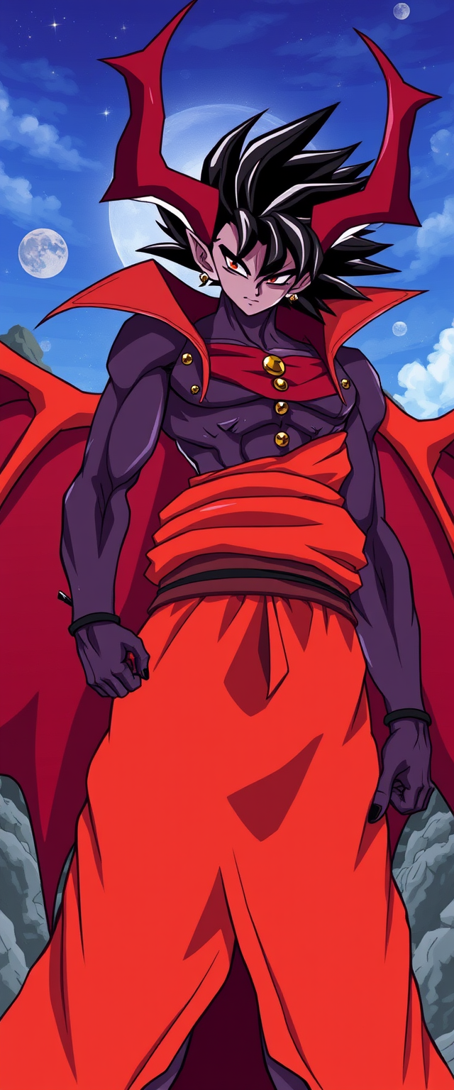 Dracula from Dragon Ball style anime