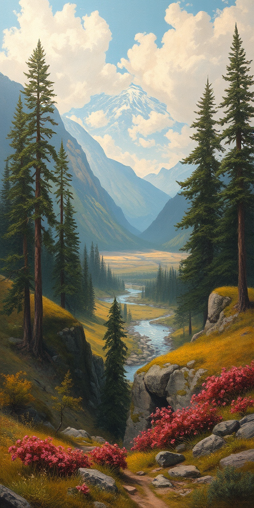 A landscape painting - Image