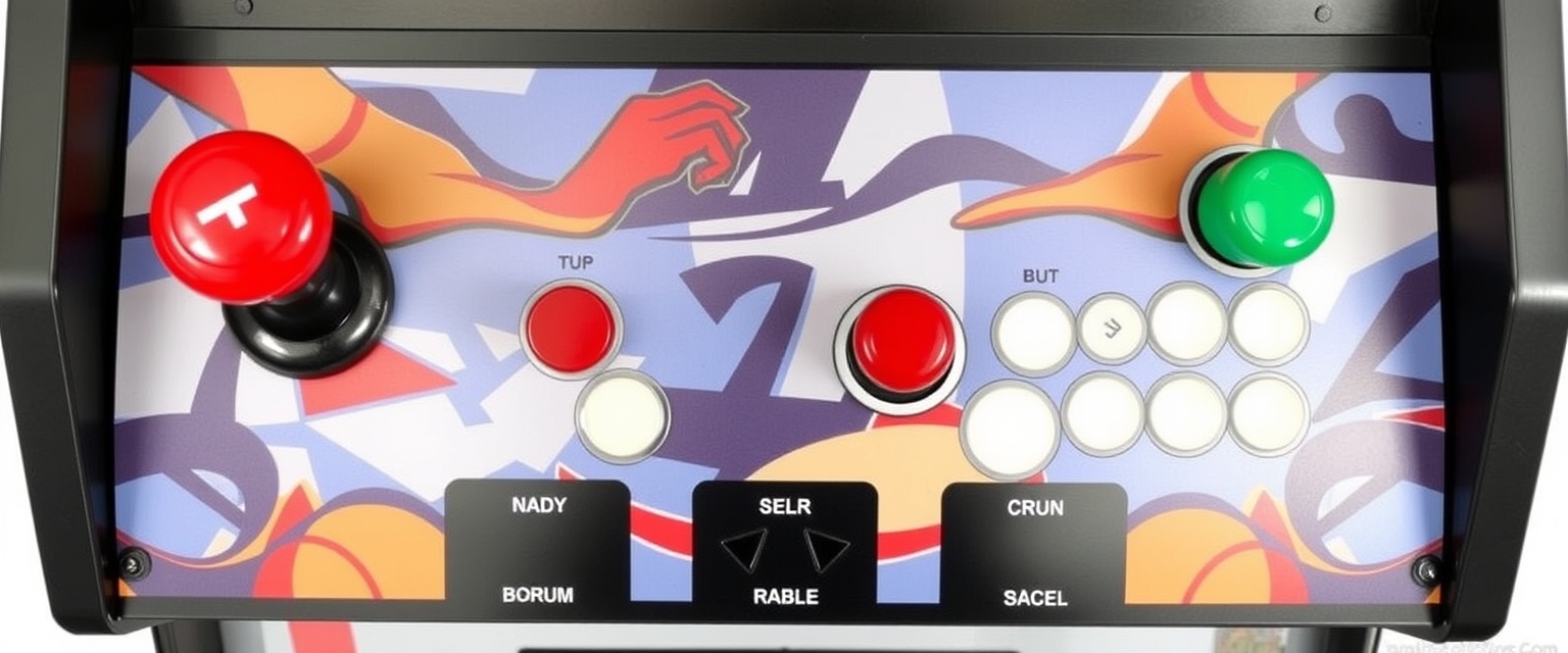 Arcade Game Cabinet Control Panel - Image