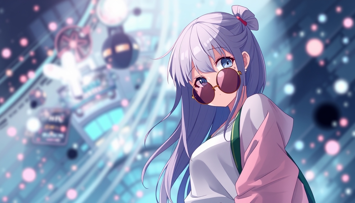 girl, smart and cool, anime, abstract background, 32K UHD, high detailed