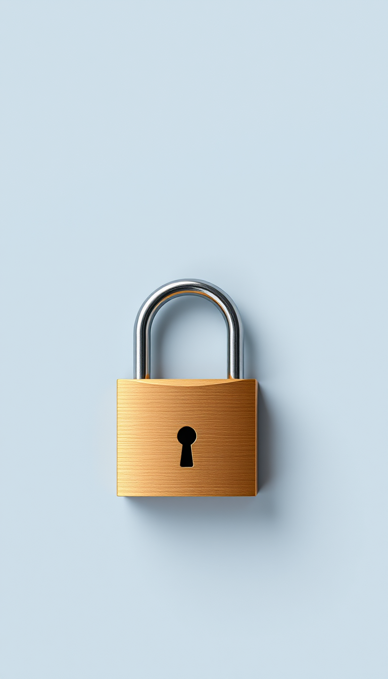 "just key blanks for a lock on a plain background, design, minimalism" - Image