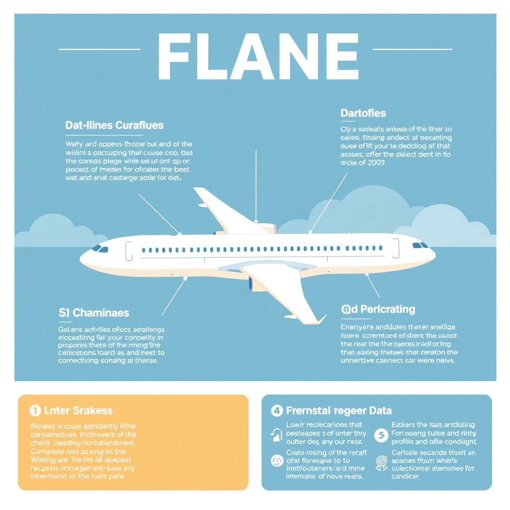 Infographic image of plane