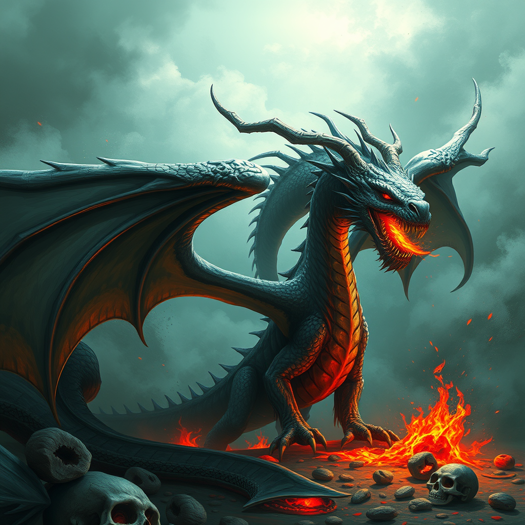 Evil Dragon in realism - Image