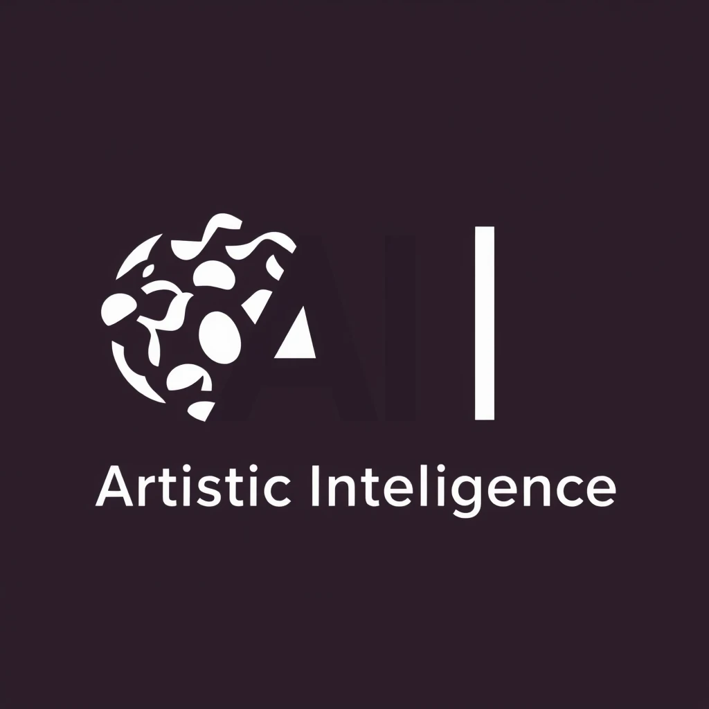 Logo of artistic intelligence: featuring the letter AI and the text Artistic Intelligence. - Image