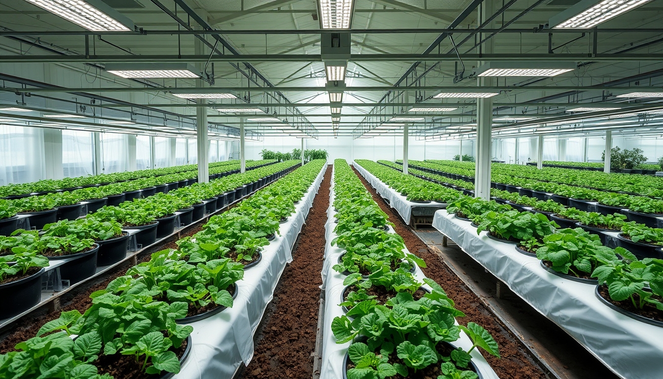 Sustainable food production lab, representing future agriculture. - Image