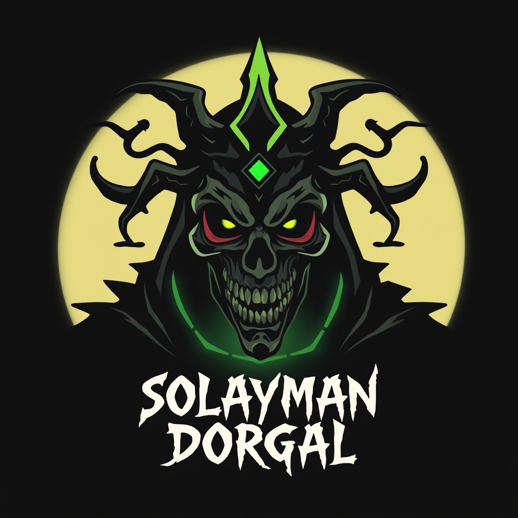 "SOLAYMAN DORGAL" Logo design of a "SOLAYMAN DORGAL" Logo design of a scary