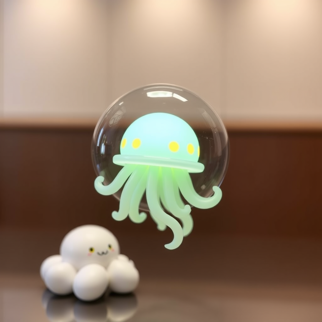 'jellyfish KAWAI 3D MACDO' - Image