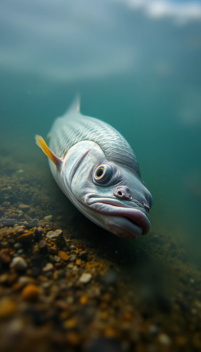 A sleeping fish. - Image