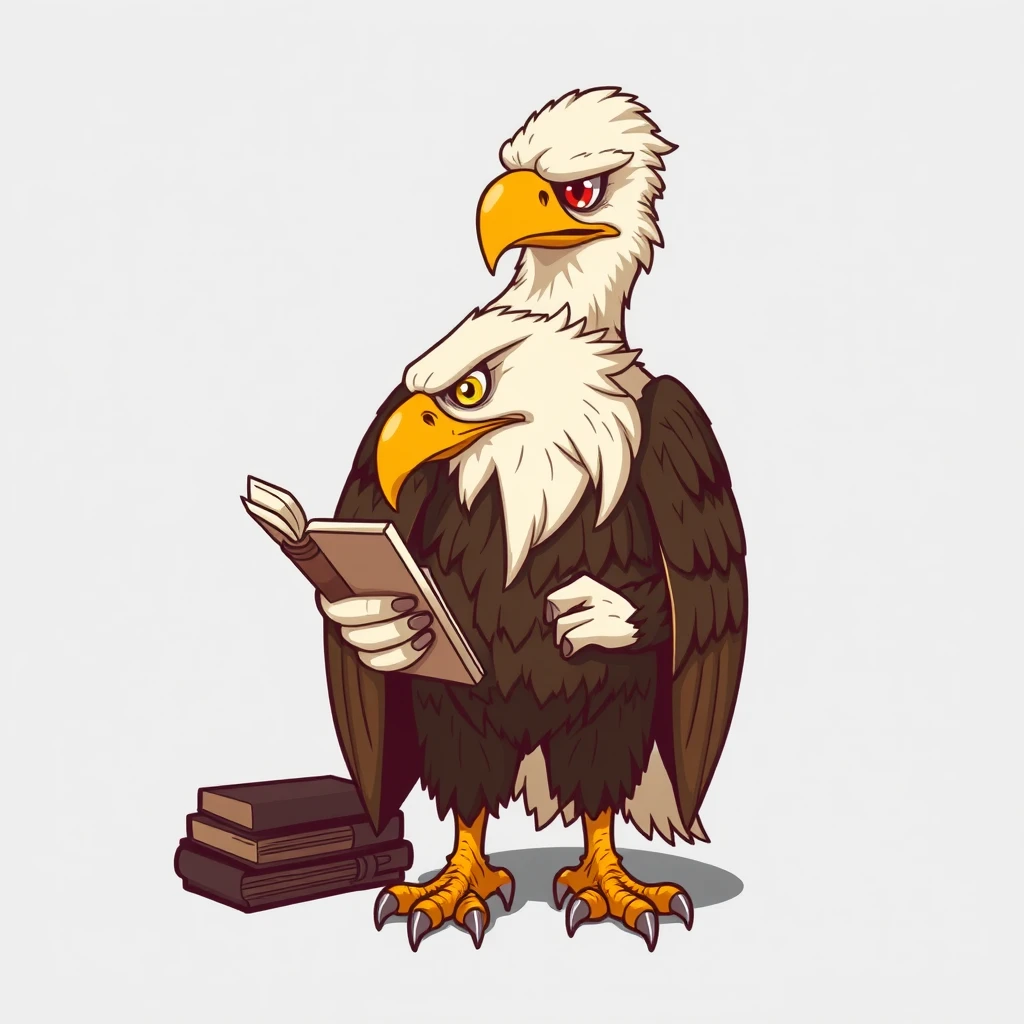 'Eagle writer character' - Image