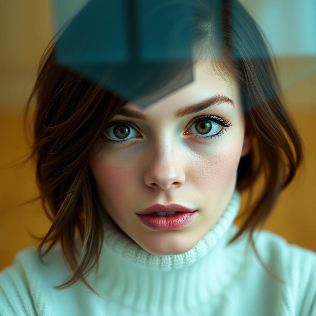 picture of a brown-eyed brunette