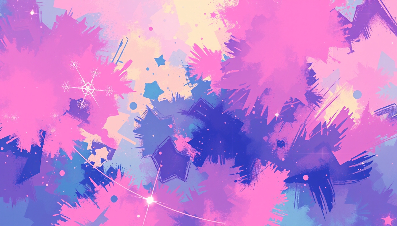 anime, abstract background