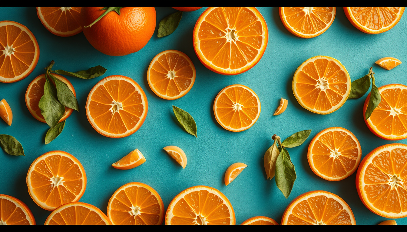 editorial photography, orange, fresh