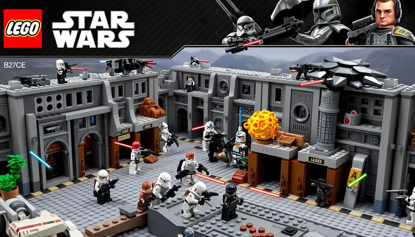 "LEGO Star Wars: Clone Wars Large-Scale Urban Warfare Diorama"