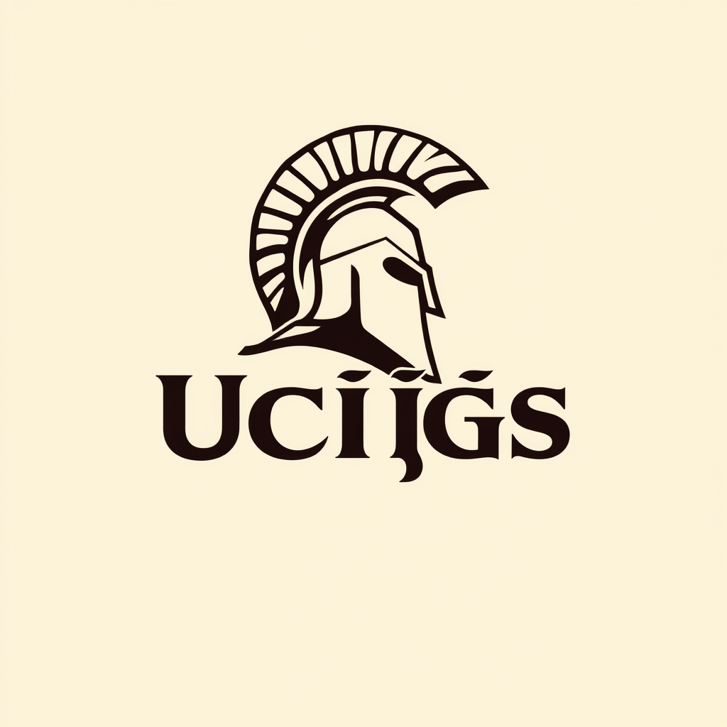 "Ucįgās" Logo design of a "Ucįgās" Logo design of a Spartan