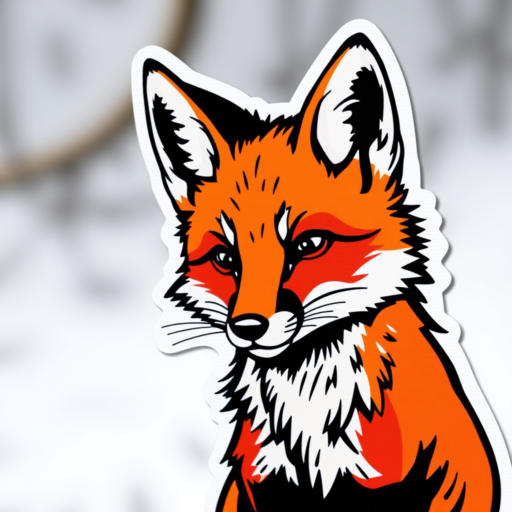 fox sticker - Image