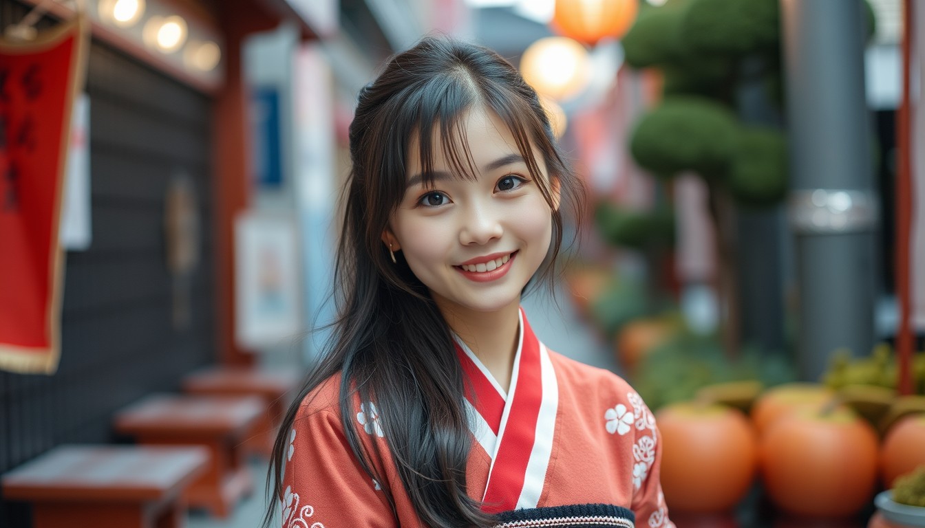 cute japanese woman