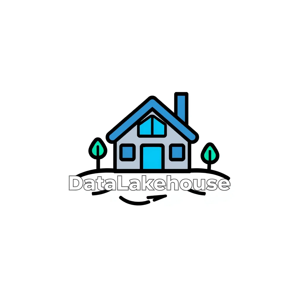 Give a background transparent icon that represents our datalakehouse project for our insurance company.