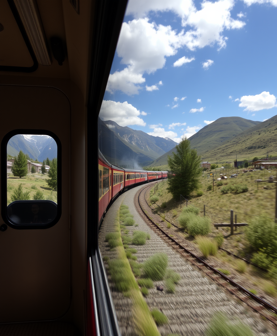 Beautiful view of the train - Image