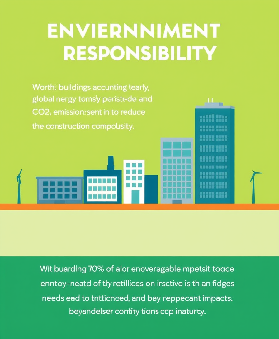 Environmental Responsibility: With buildings accounting for nearly 40% of global energy-related CO2 emissions, there is an urgent need to reduce the environmental impact of the construction industry.