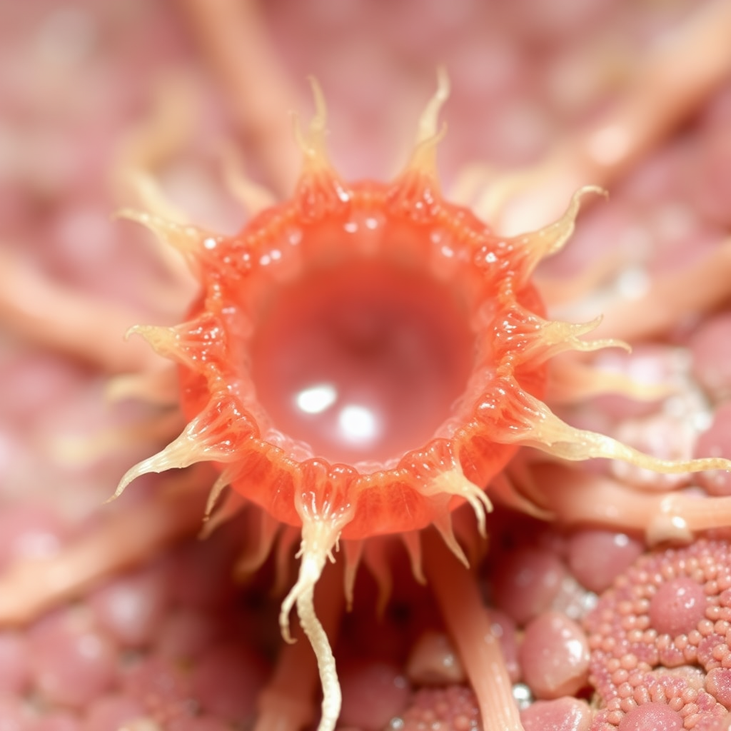 Macro shot of a mastocyte. - Image