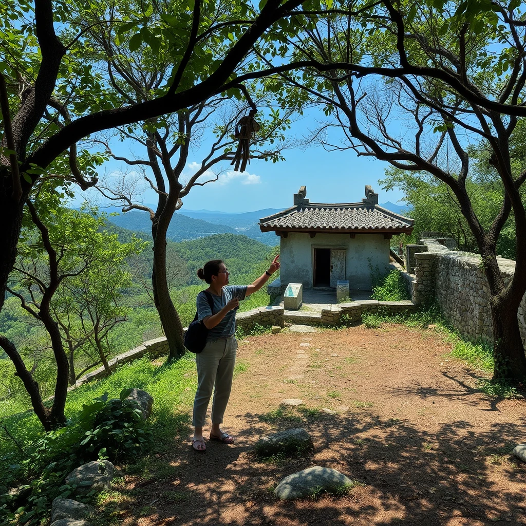 🌳 **Nature and History**: "Woman exploring trails, historical sites, every stone and leaf, stories of Cheung Chau Island, discovery, photorealistic style"