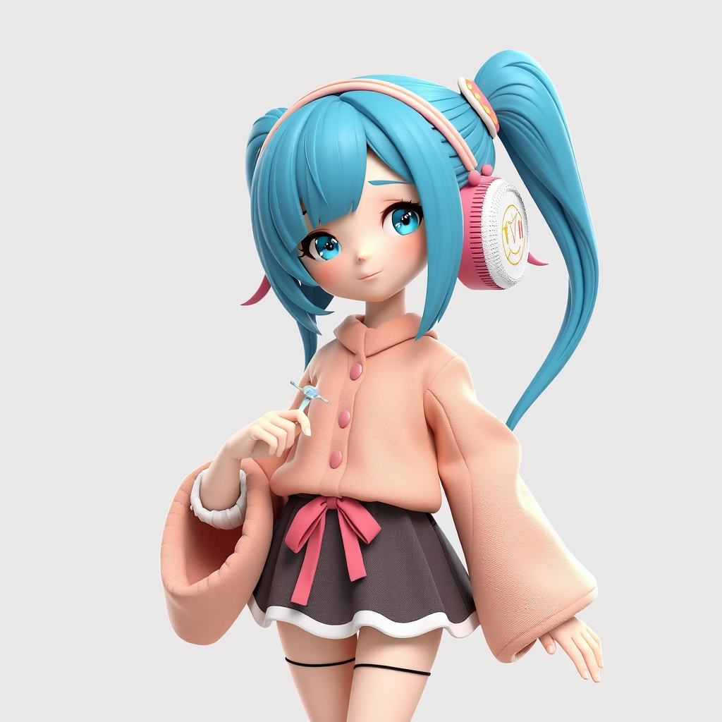 3D character girl