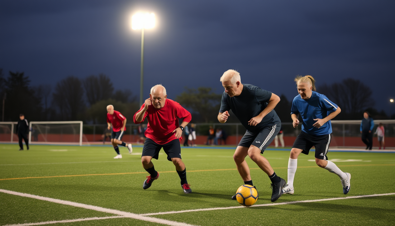 old people doing sports