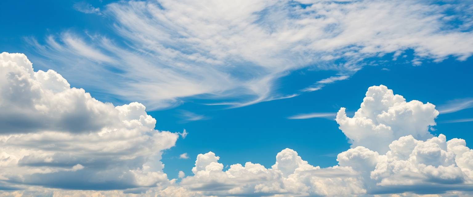 clouds, high quality, photorealistic, sky, blue