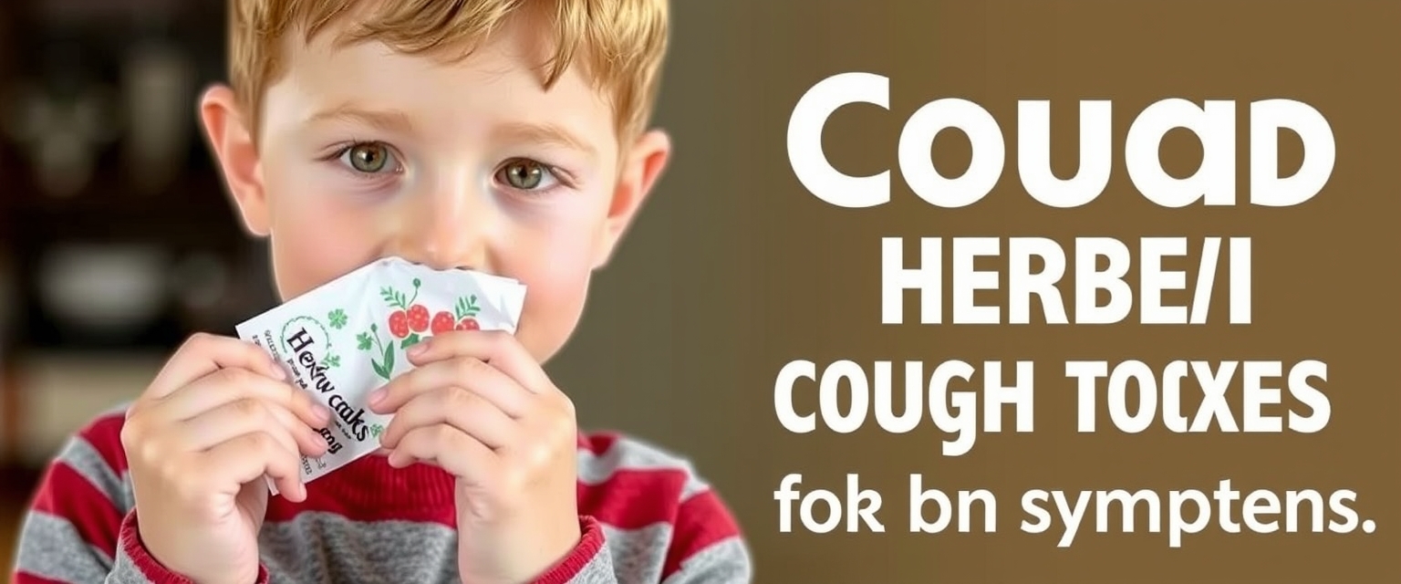 Boy with a tissue package making homemade herbal cough drops, highlighting the creation of natural remedies for cold symptoms.