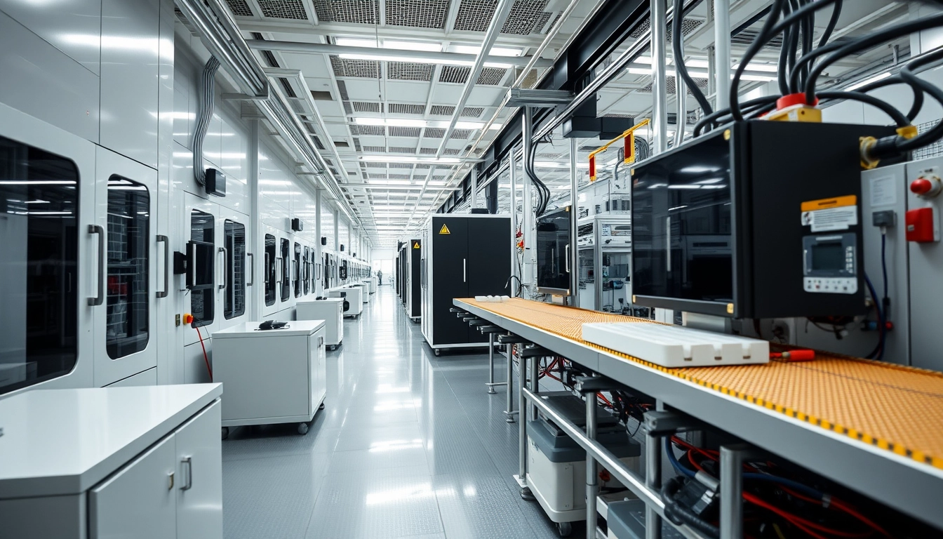 "Interior photos of a state-of-the-art semiconductor factory

Key points of the semiconductor production line

For company promotional purposes." - Image