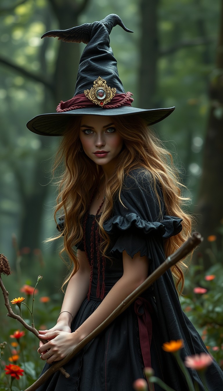 Beautiful witch photo