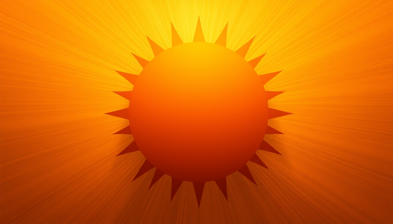 abstract background sun