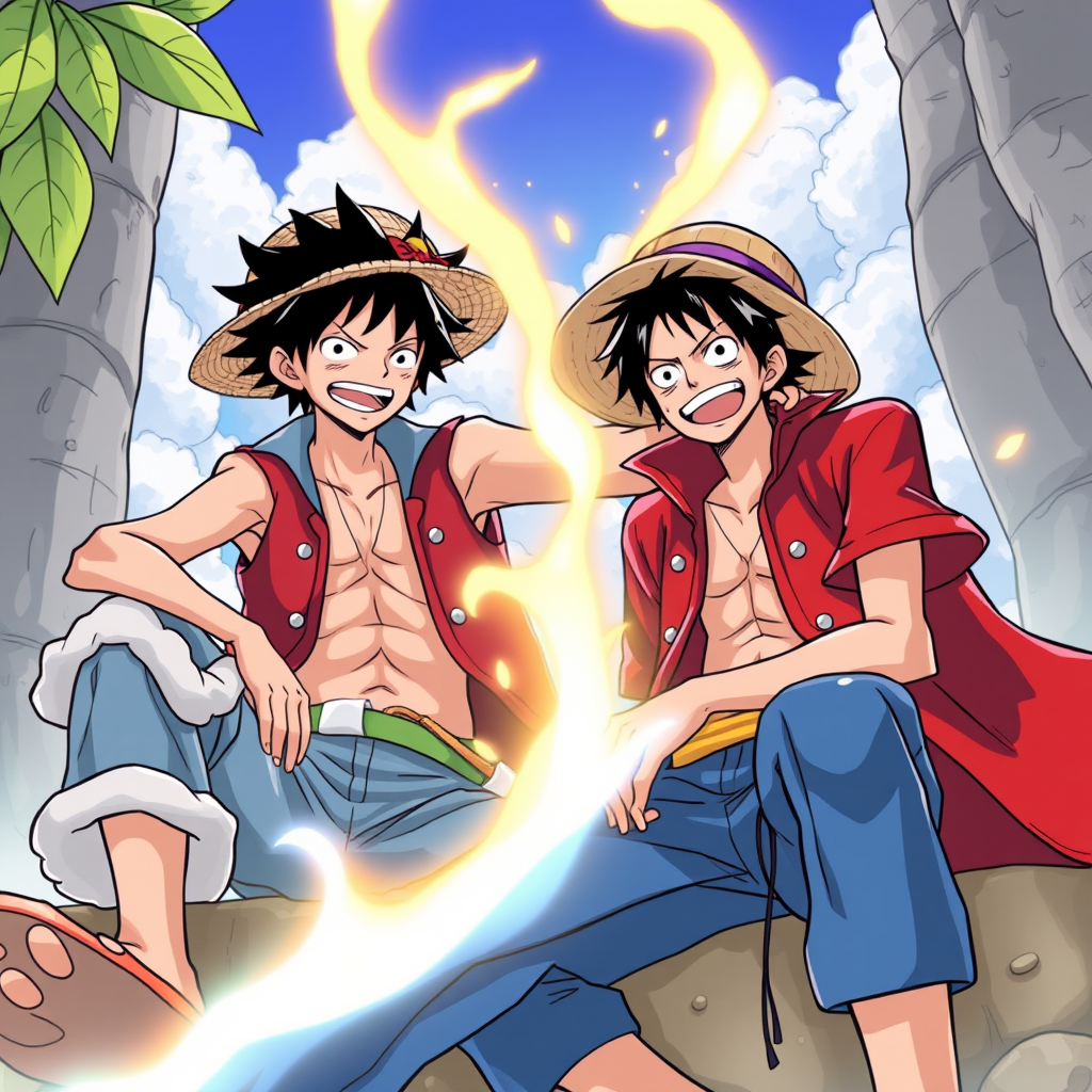 Luffy and Ichigo - Image